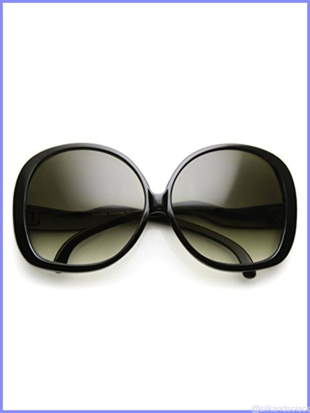 Oversized Vintage Retro Sunglasses Celebrity Fashion UV Protection